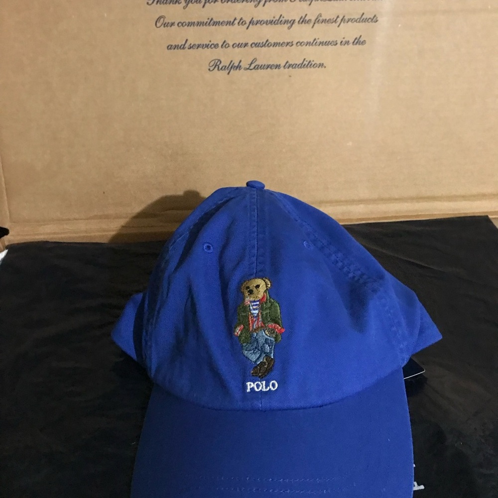 Polo Ralph Lauren Polo Bear Blue Cap 
OS Fits All
NWT
